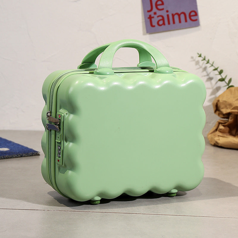 Macaron-farbener Reisekoffer mit Zahlenschloss 14 Zoll – Bild 13 | LuxeStyle
