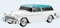 Vintage Auto-Bluetooth-Modell mit LED-Licht