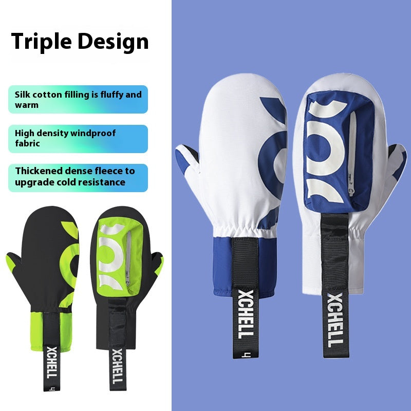 Wasserdichte Thermo-Skihandschuhe