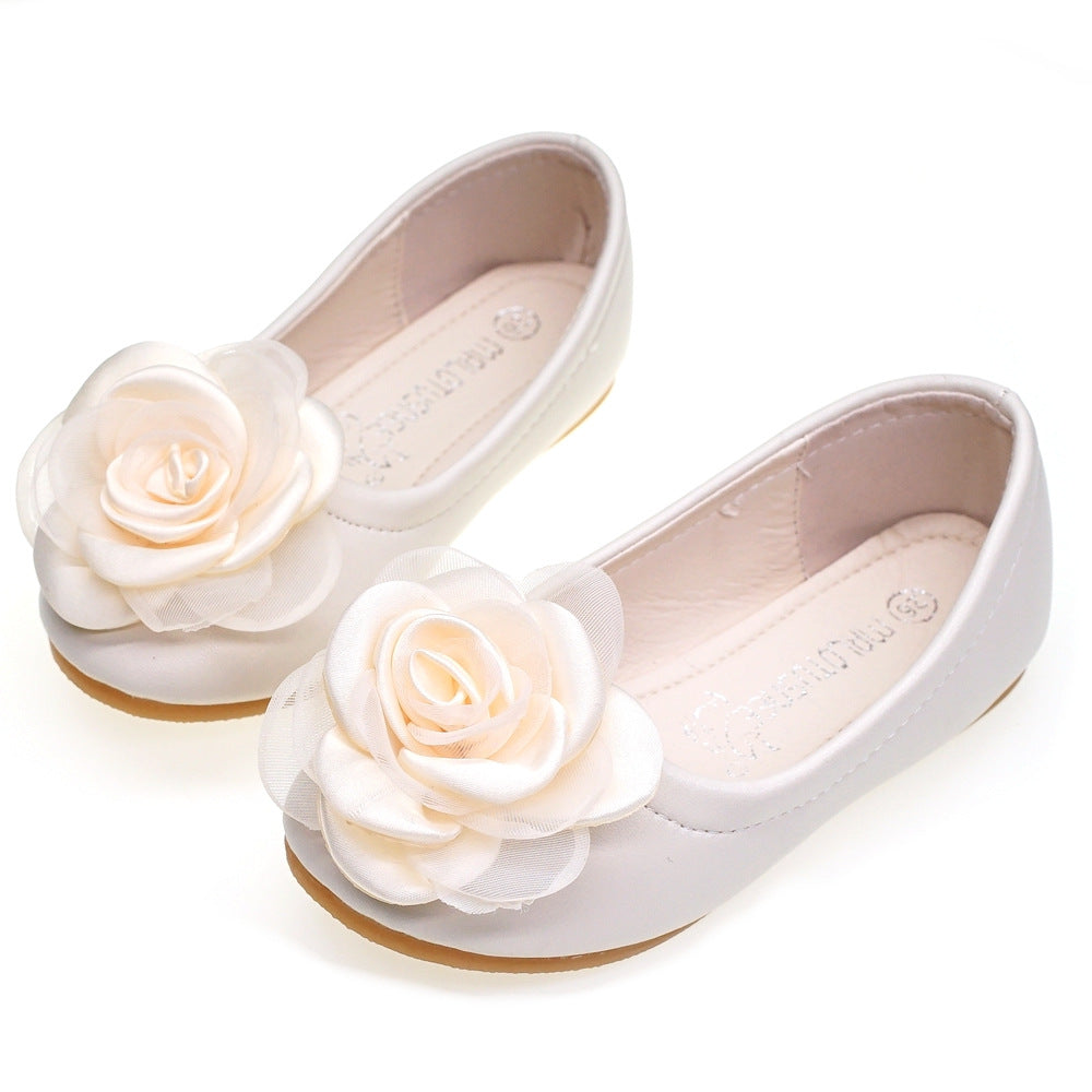 Mädchen-Lauflernschuhe mit Blumenmotiv