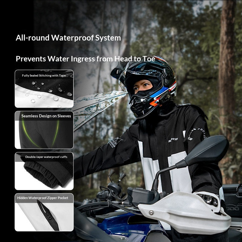 Saiyu Motorrad Regenkombi mit Überschuhen