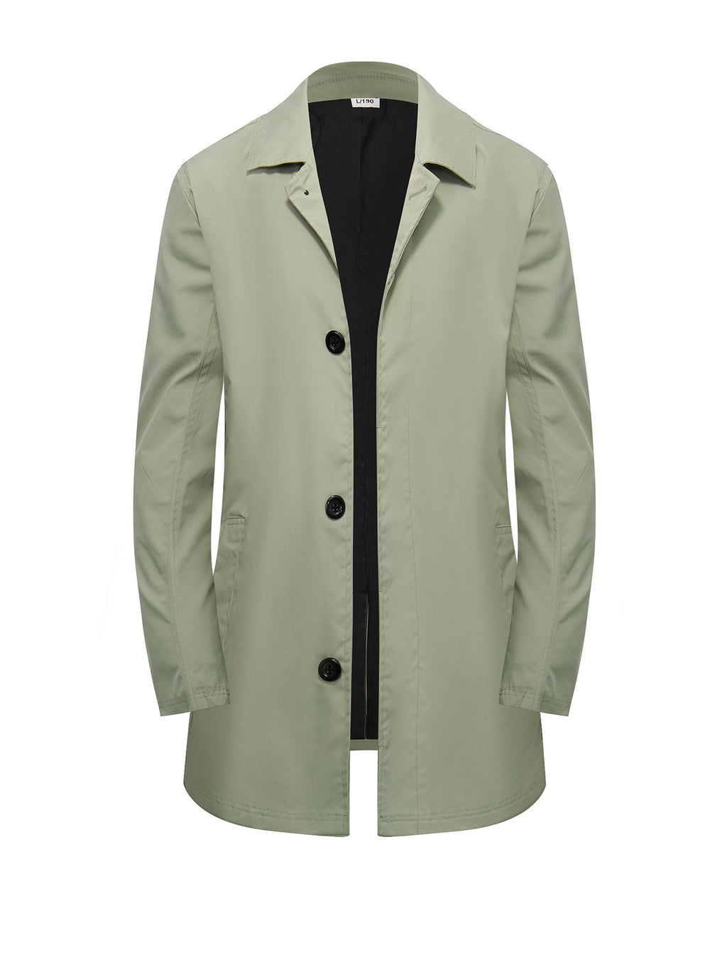 Männerklassischer Trenchcoat einreihig, locker – Bild 7 | LuxeStyle