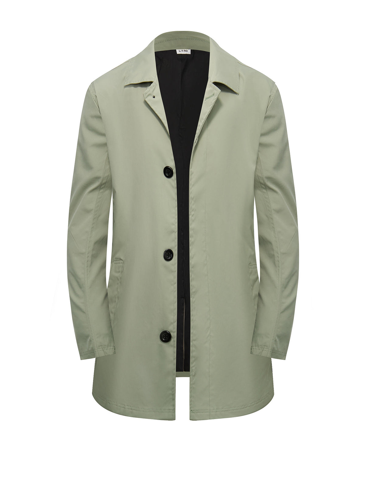 Männerklassischer Trenchcoat einreihig, locker – Bild 7 | LuxeStyle