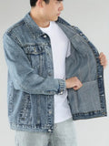 Gut sitzende Jeansjacke