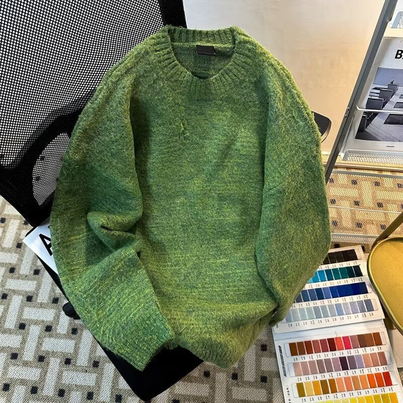 Vintage Pullover im koreanischen Stil – Ansicht 4