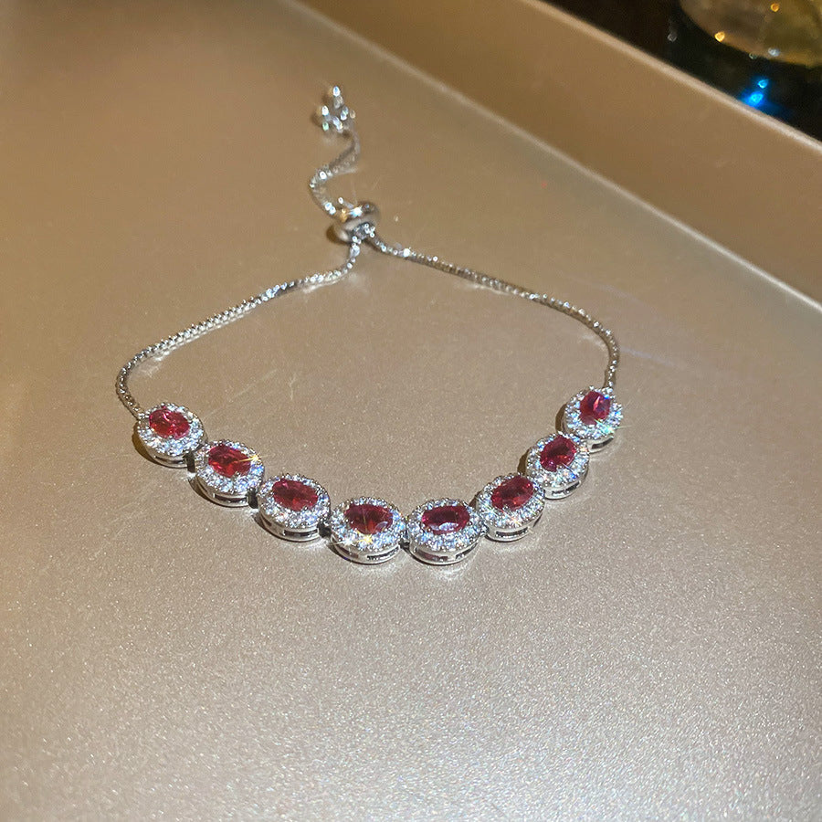 Geometrisches Zirkonia-Armband