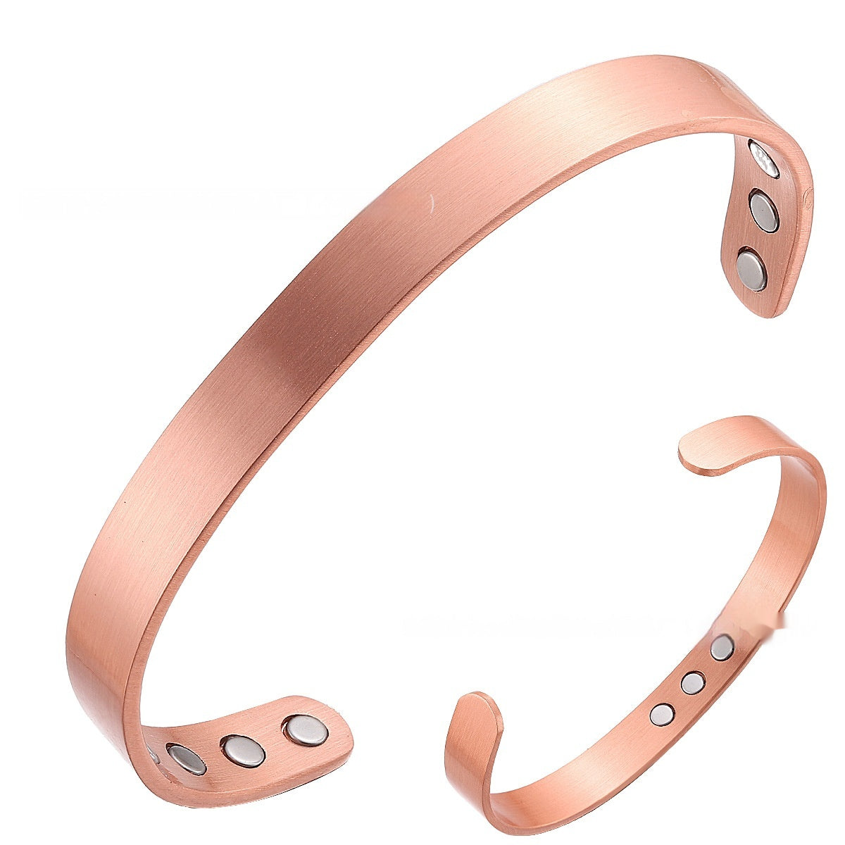 Kupfer Magnetarmband – schlicht & poliert – Bild 9 | LuxeStyle