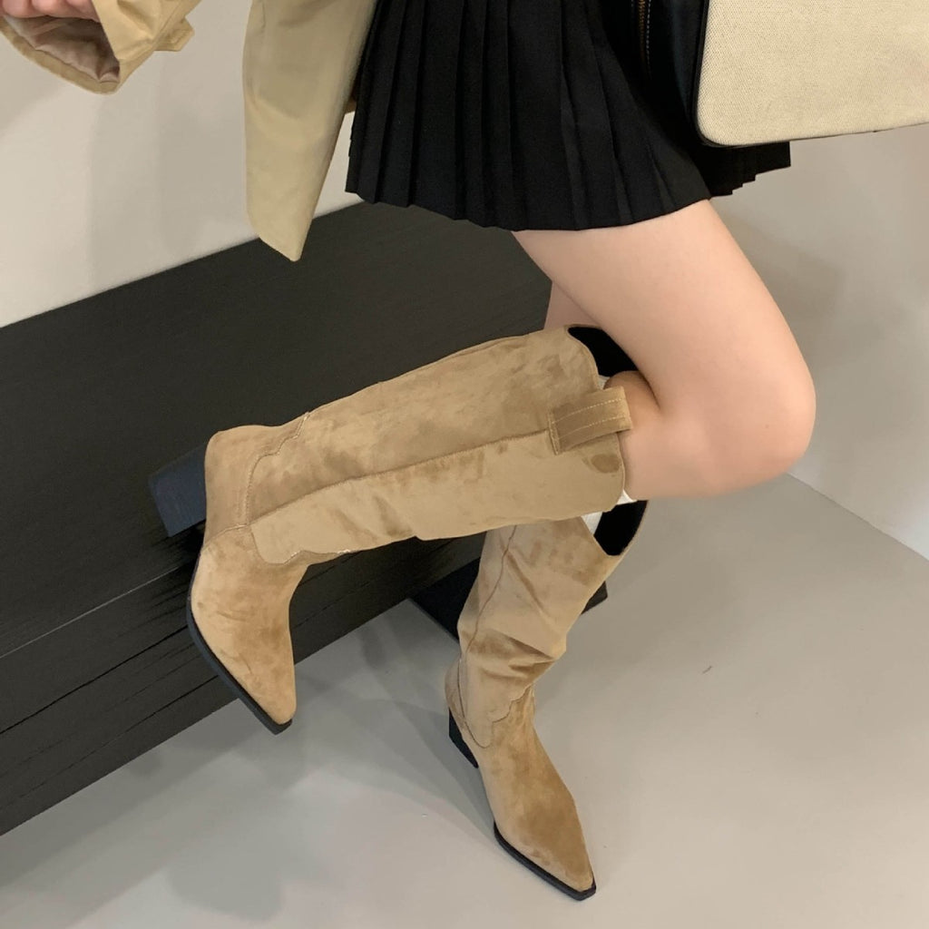 Vintage Western Cowboystiefel in Kaffee – Bild 6 | LuxeStyle