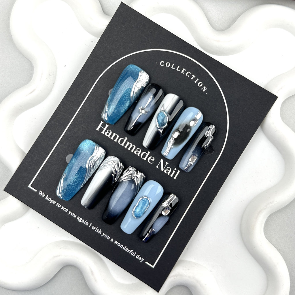 Metal Punk Hot Girl All-Match Nagelsticker – Bild 1 | LuxeStyle