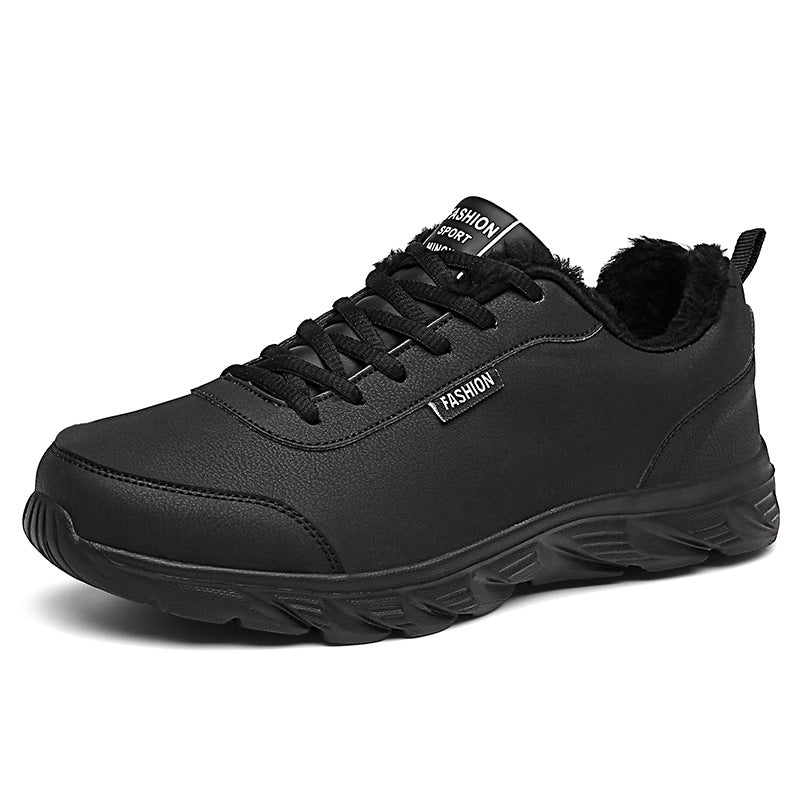 Wärmende Kunstleder-Sneaker