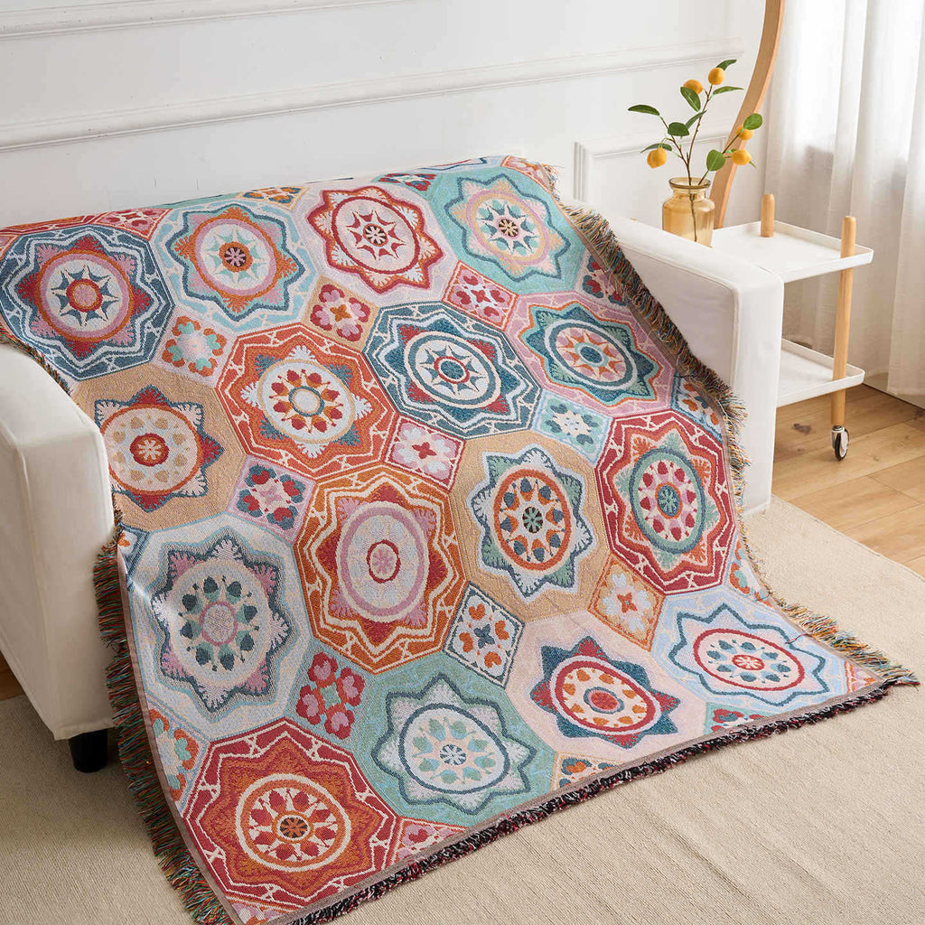 Deko-Wandbehang aus Polyester-Baumwoll-Mischung