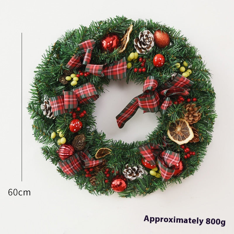 Weihnachtsgirlande mit Bogenkranz – PVC – Bild 8 | LuxeStyle