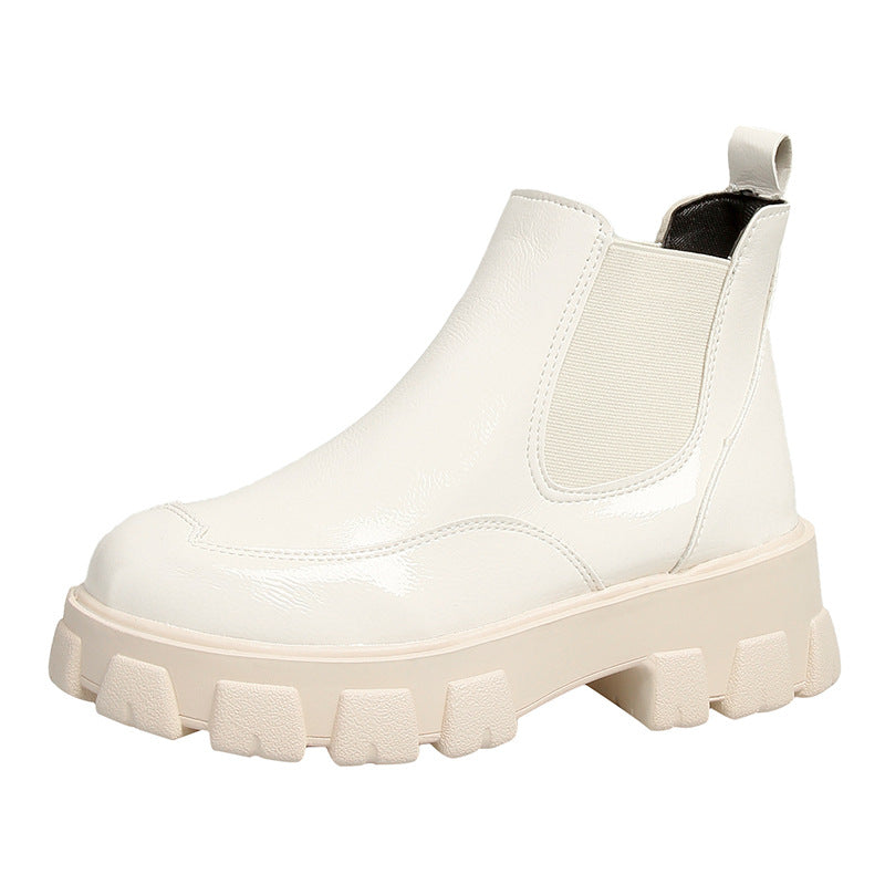 Keile-Stiefeletten aus Lackleder – Bild 6 | LuxeStyle