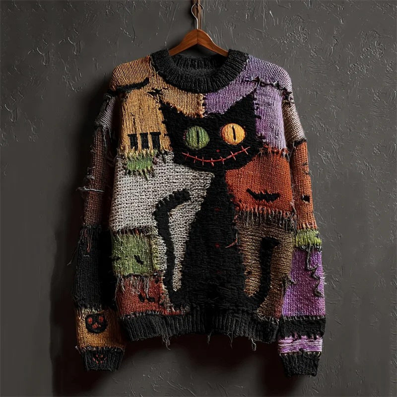 Langes Damen Sweatshirt mit 3D-Effekt