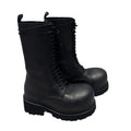 Chunky Mid-Calf Boots mit Plateau