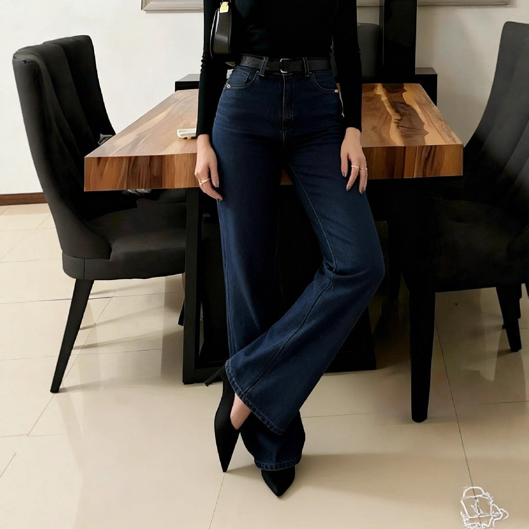 Stilvoll & Bequem Damenjeans Navy Blue