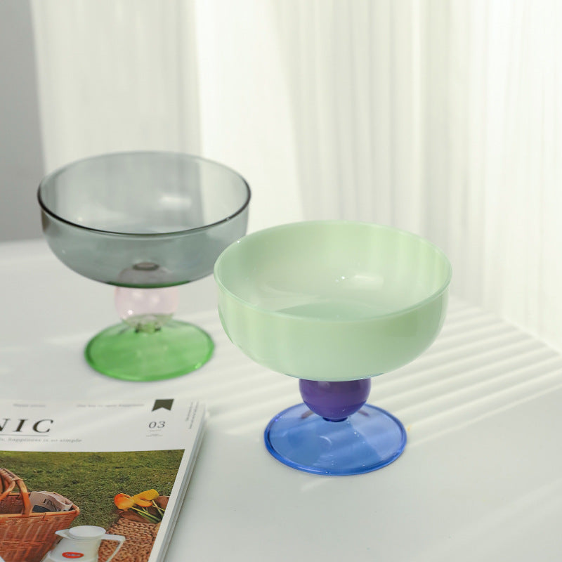 Hitzebeständige Glasschale, farbig – Bild 1 | LuxeStyle
