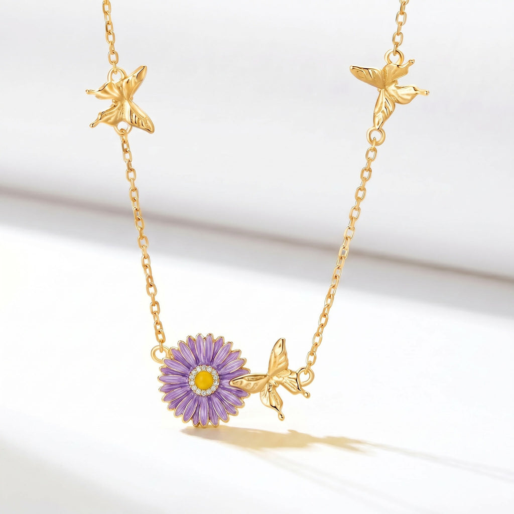 Kupferkette Geburtsblume Dezember