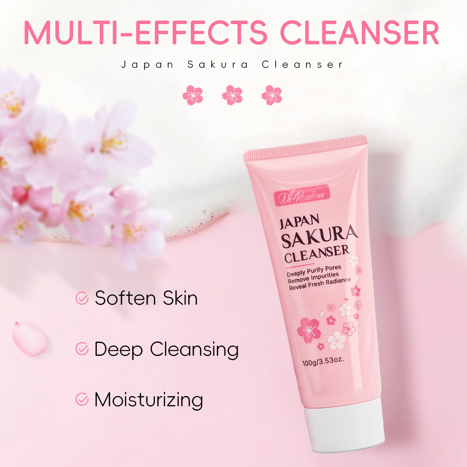 Sakura-Gesichtswäsche