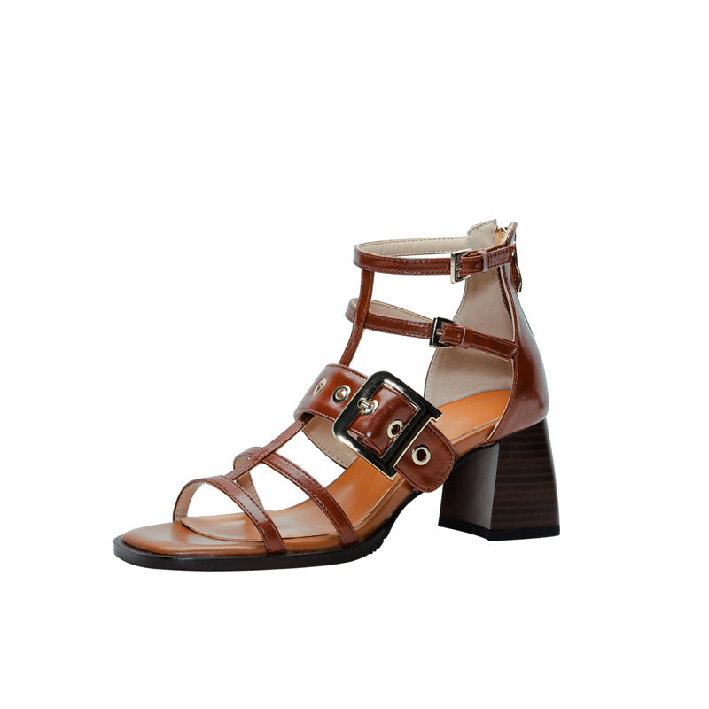 Vintage Leder‑Boot mit Chunky‑Absatz – Bild 5 | LuxeStyle