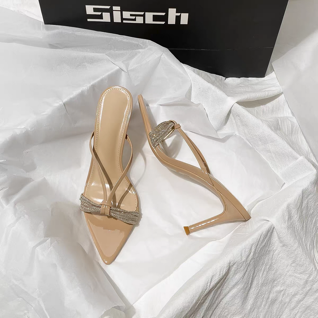 Elegante Stiletto-Sandalen mit Riemchen
