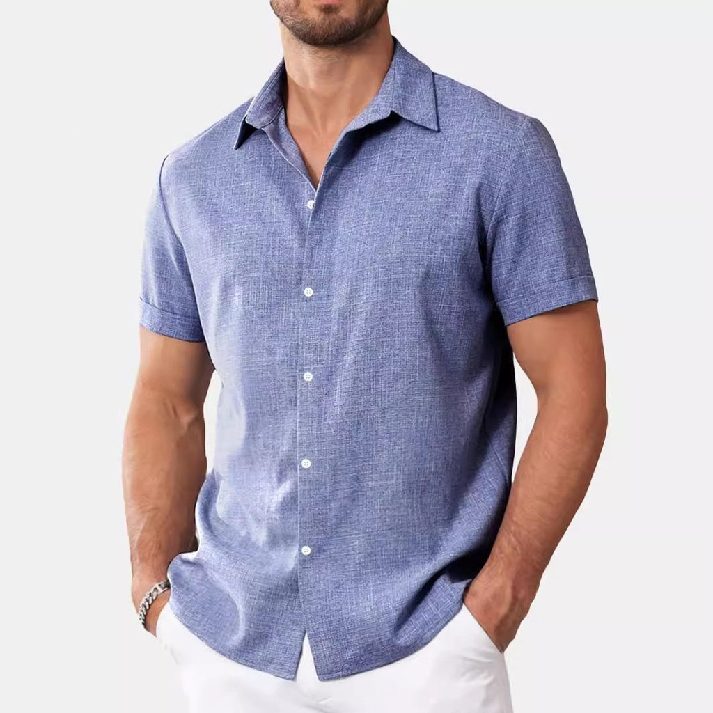 Herren Kurzarmhemd mit Print