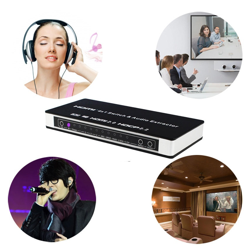HDMI-Umschalter mit Audio