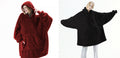Kuschel-Hoodie mit grosser Tasche