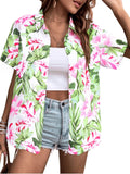 Bluse mit Blumenmuster, locker geschnitten – Bild 1 | LuxeStyle
