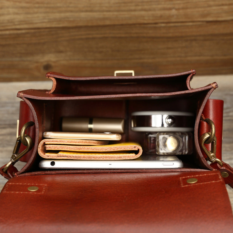 Retro-Leder-Rucksack – Bild 6 | LuxeStyle