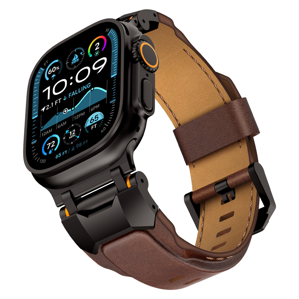 Herren-Armband aus hochwertigem Rindleder