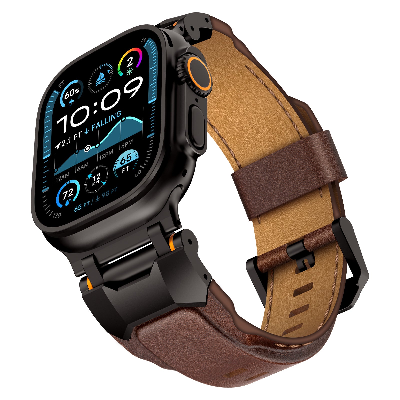 Herren-Armband aus hochwertigem Rindleder