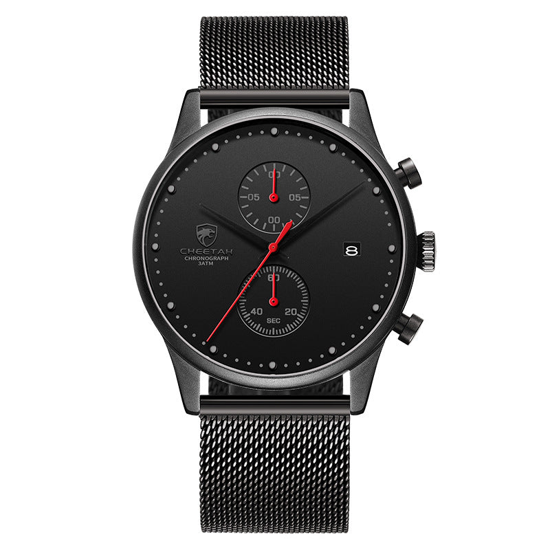CHEETAH Business Herrenuhr mit Edelstahlband – Bild 3 | LuxeStyle