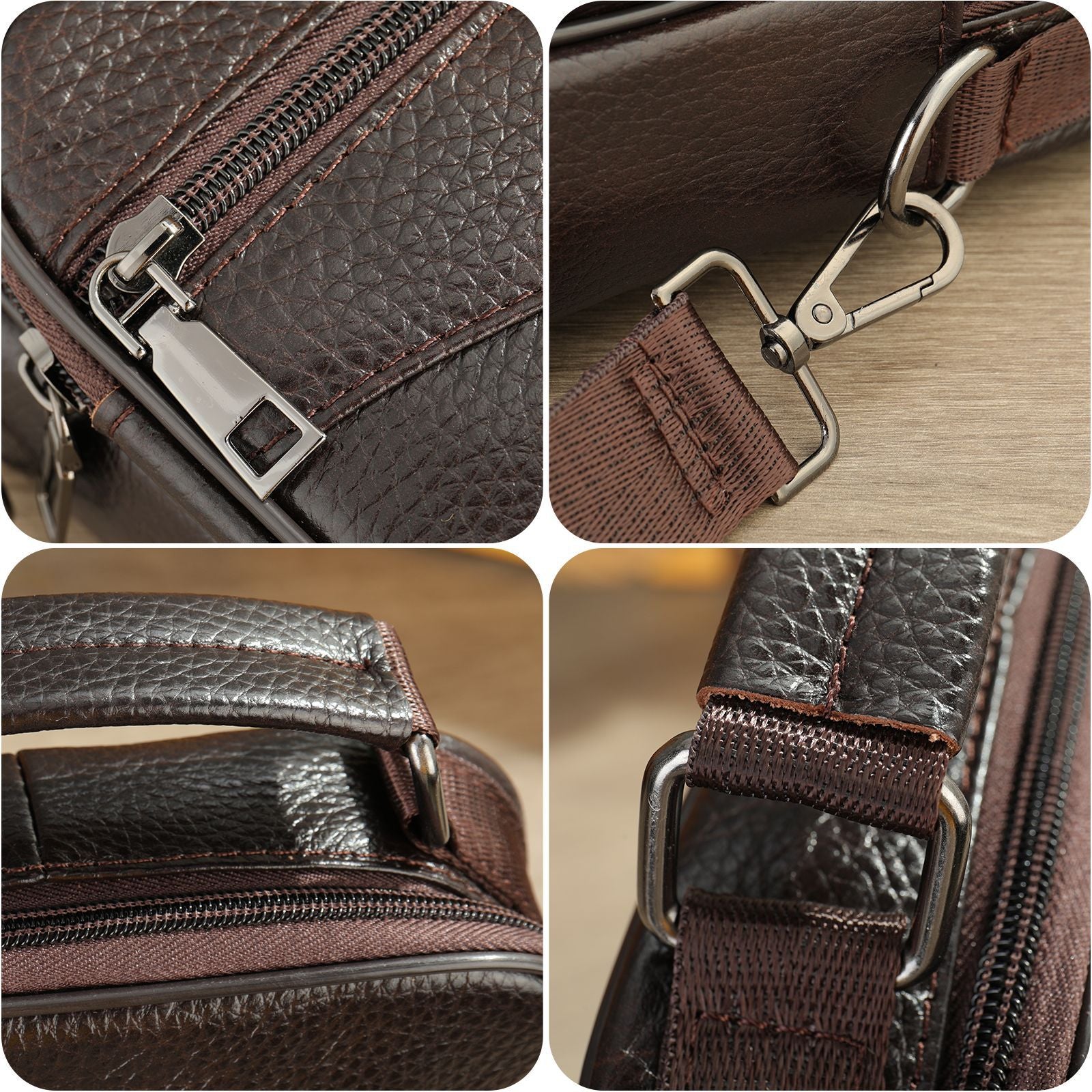 Männer Leder Crossbody Bag
