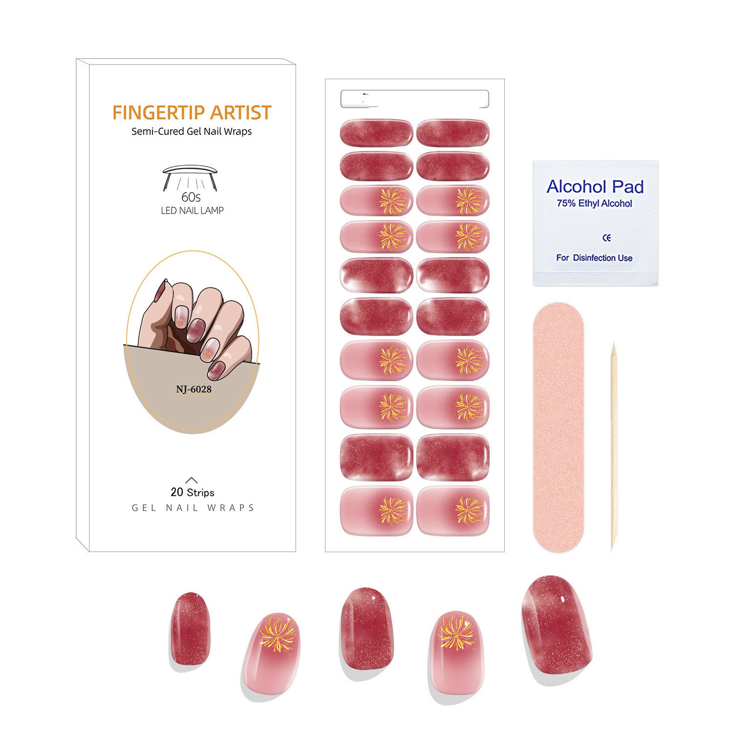 Gel-Nagelsticker