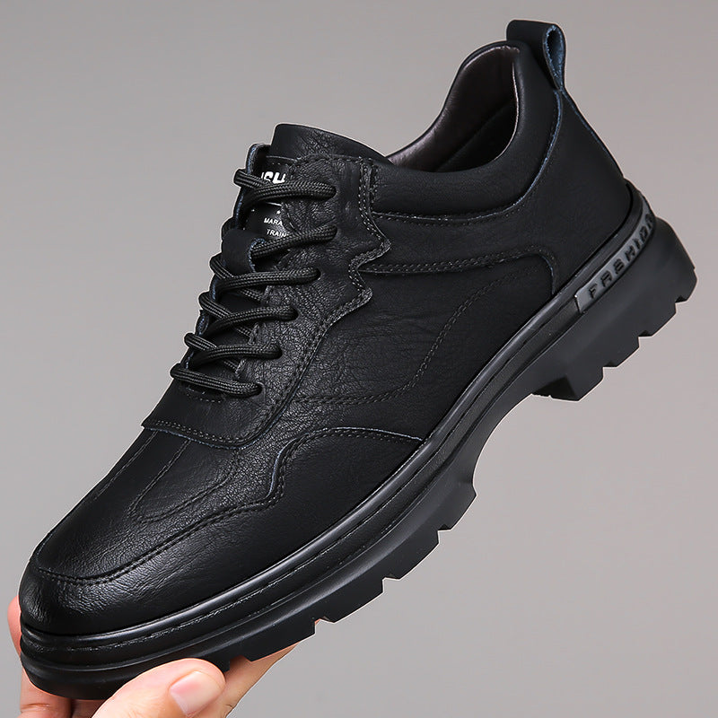 Lässige Leder-Outdoorschuhe für Herren – Bild 2 | LuxeStyle