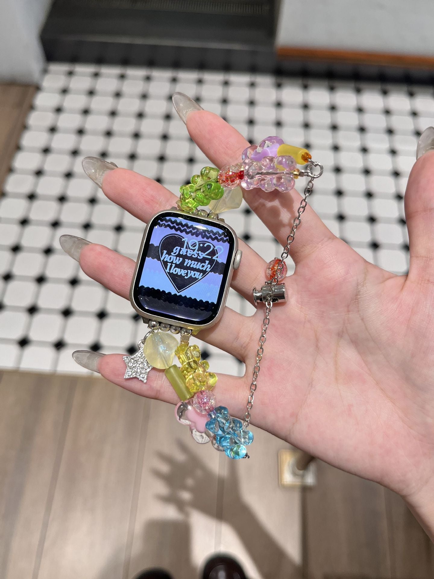 Bunte Armbanduhr