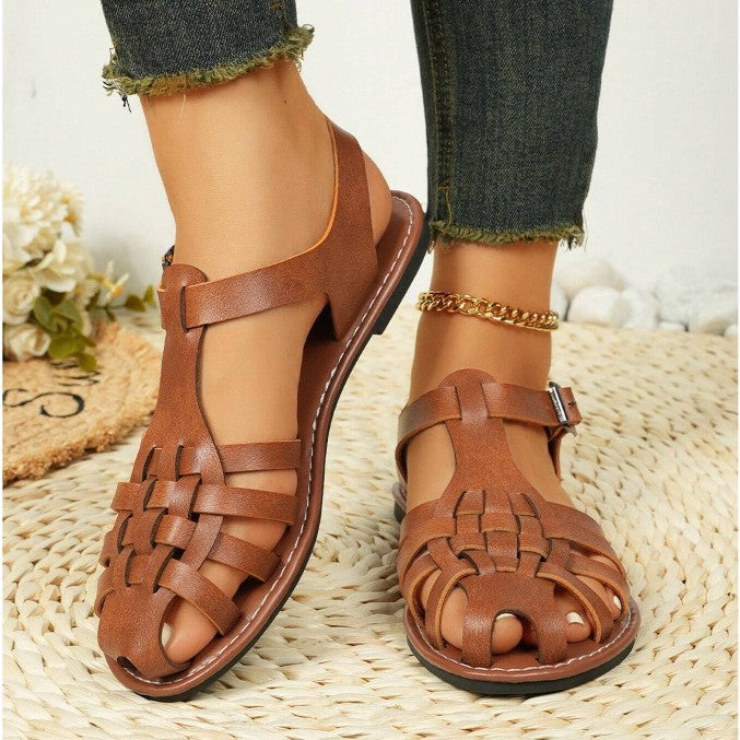 Retro-Braune Sandalen – Bild 4 | LuxeStyle