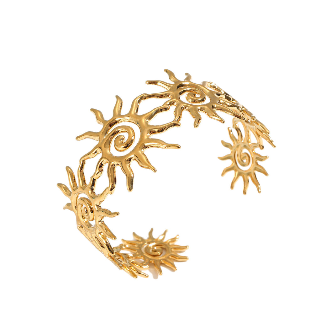 Armband «Sun» aus vergoldetem Edelstahl