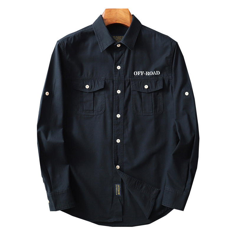 Langärmliges, lockeres Shirt in Einfarbigem – Bild 6 | LuxeStyle