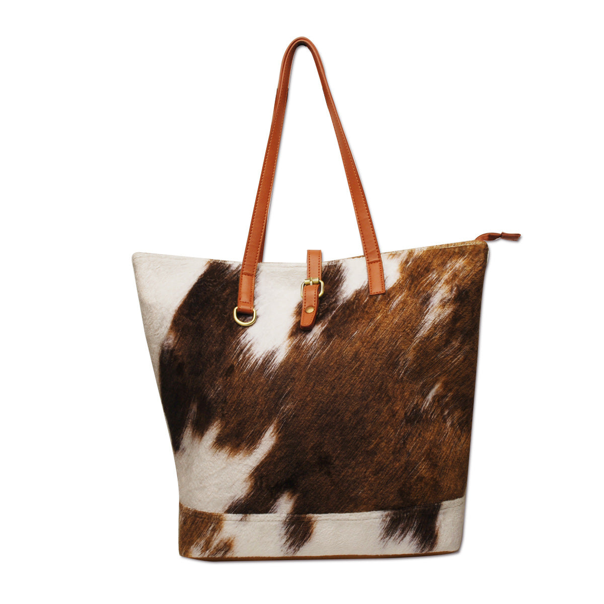Kuh-Muster Plüsch-Taschen-Set 3-teilig – Bild 3 | LuxeStyle