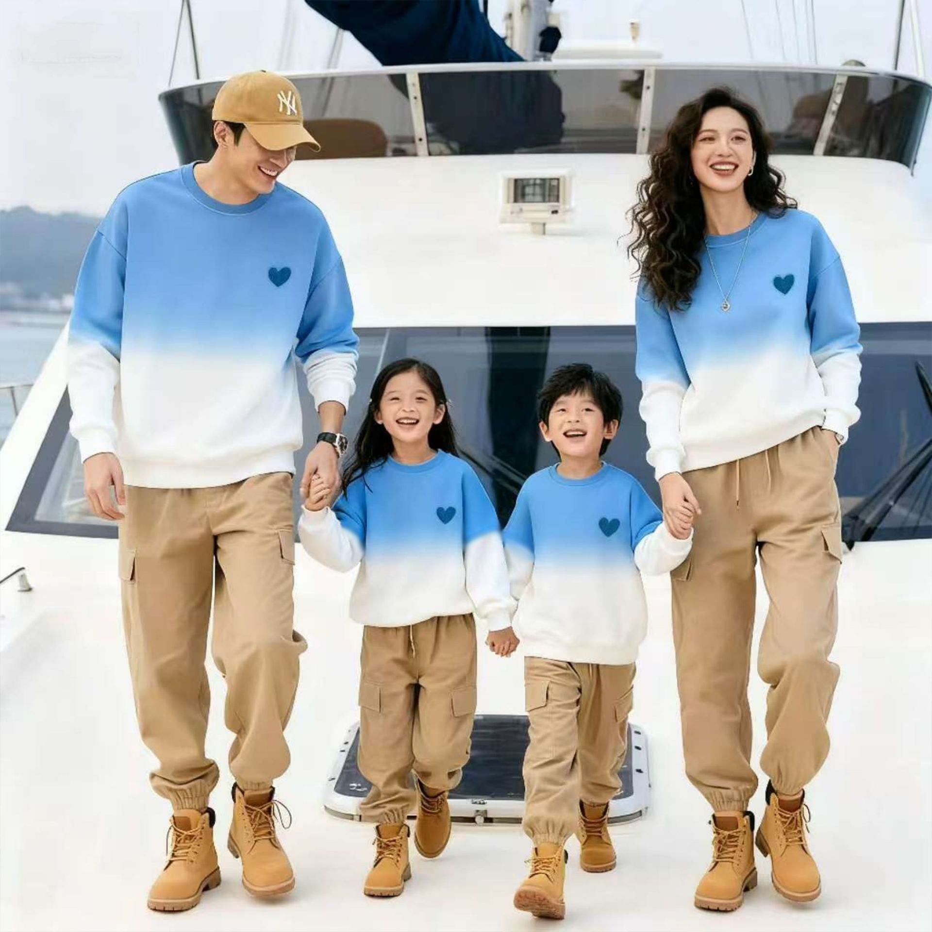 Partnerlook Herbst Sweatshirts für Eltern & Kinder