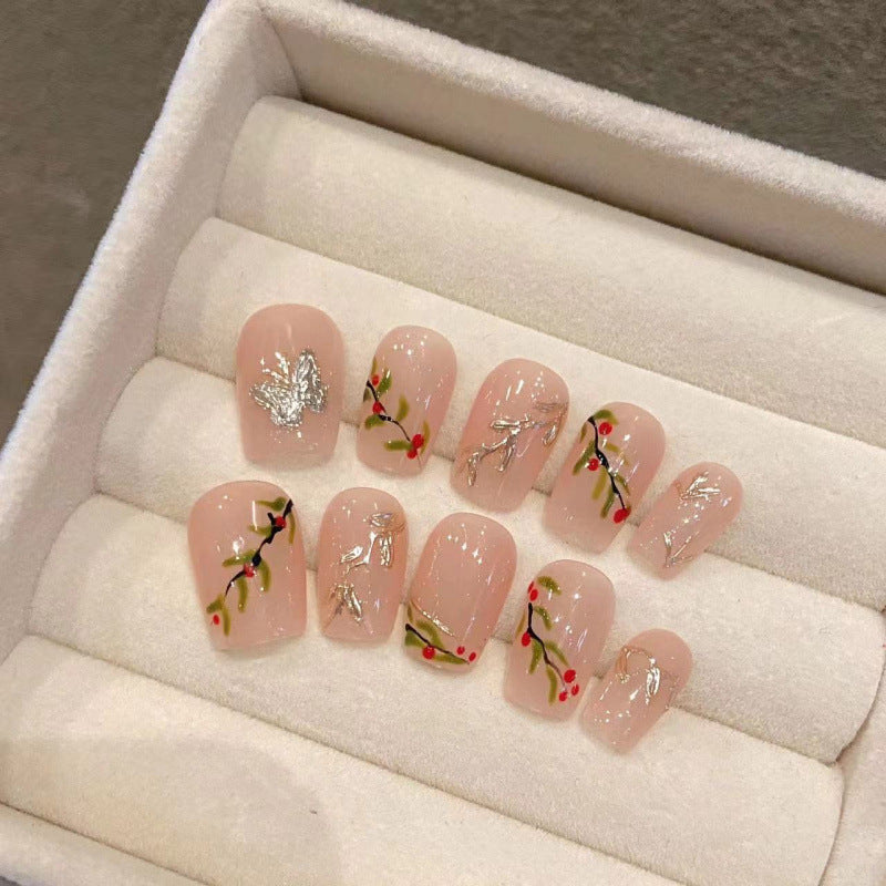 Nagelart Blumen Motiv