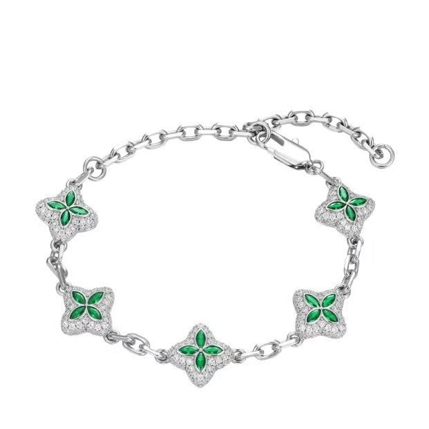 Armband mit Vierblättrigem Kleeblatt – Bild 6 | LuxeStyle