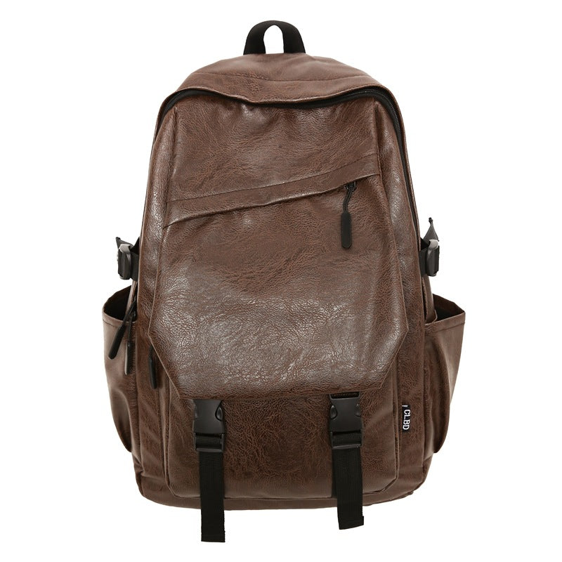 Wasserdichter PU-Leder Business-Rucksack – Bild 6 | LuxeStyle