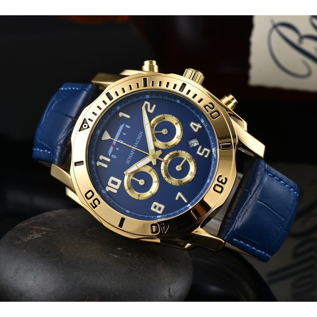 Herren Business Quarzuhr mit Chronograph
