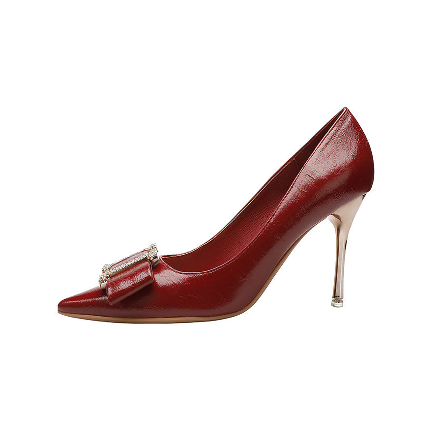 Rhinestone Stiletto Einzelschuhe – Bild 6 | LuxeStyle