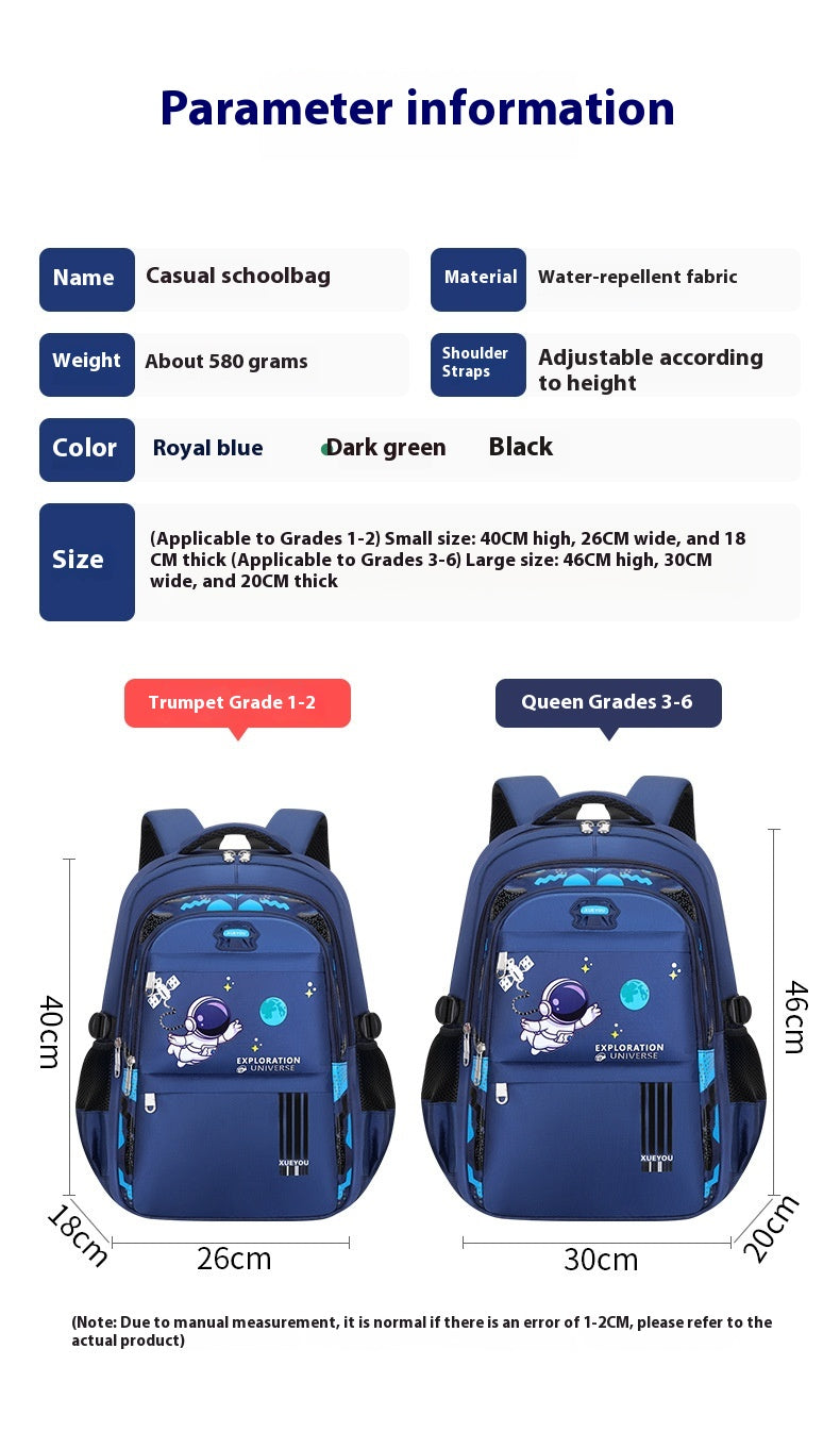 Spaceman Schulrucksack Oxford-Stoff