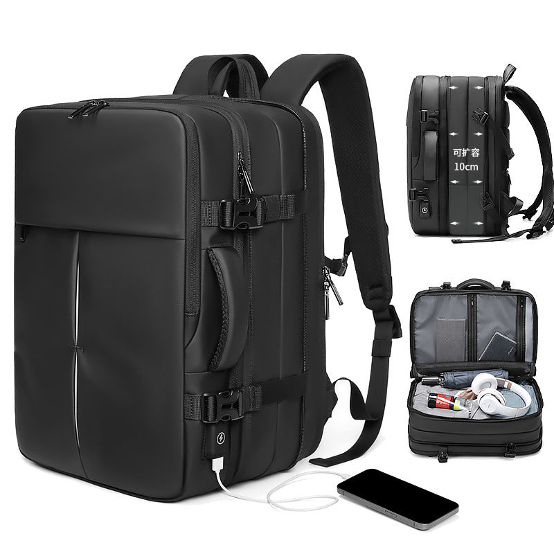 Grosser verstellbarer Laptop-Rucksack mit Reisetasche