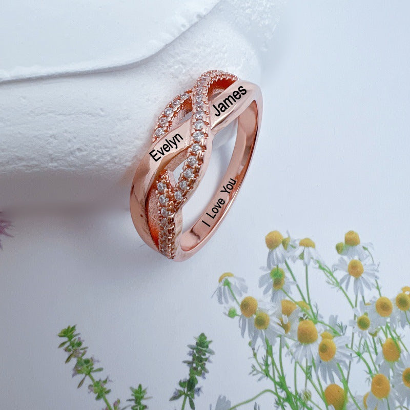 Personalisierter Woven Ring – Bild 5 | LuxeStyle